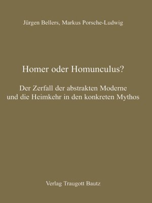 cover image of Homer oder Homunculus?